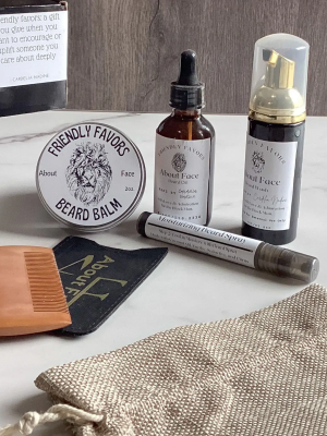 beard care grooming kit for growth