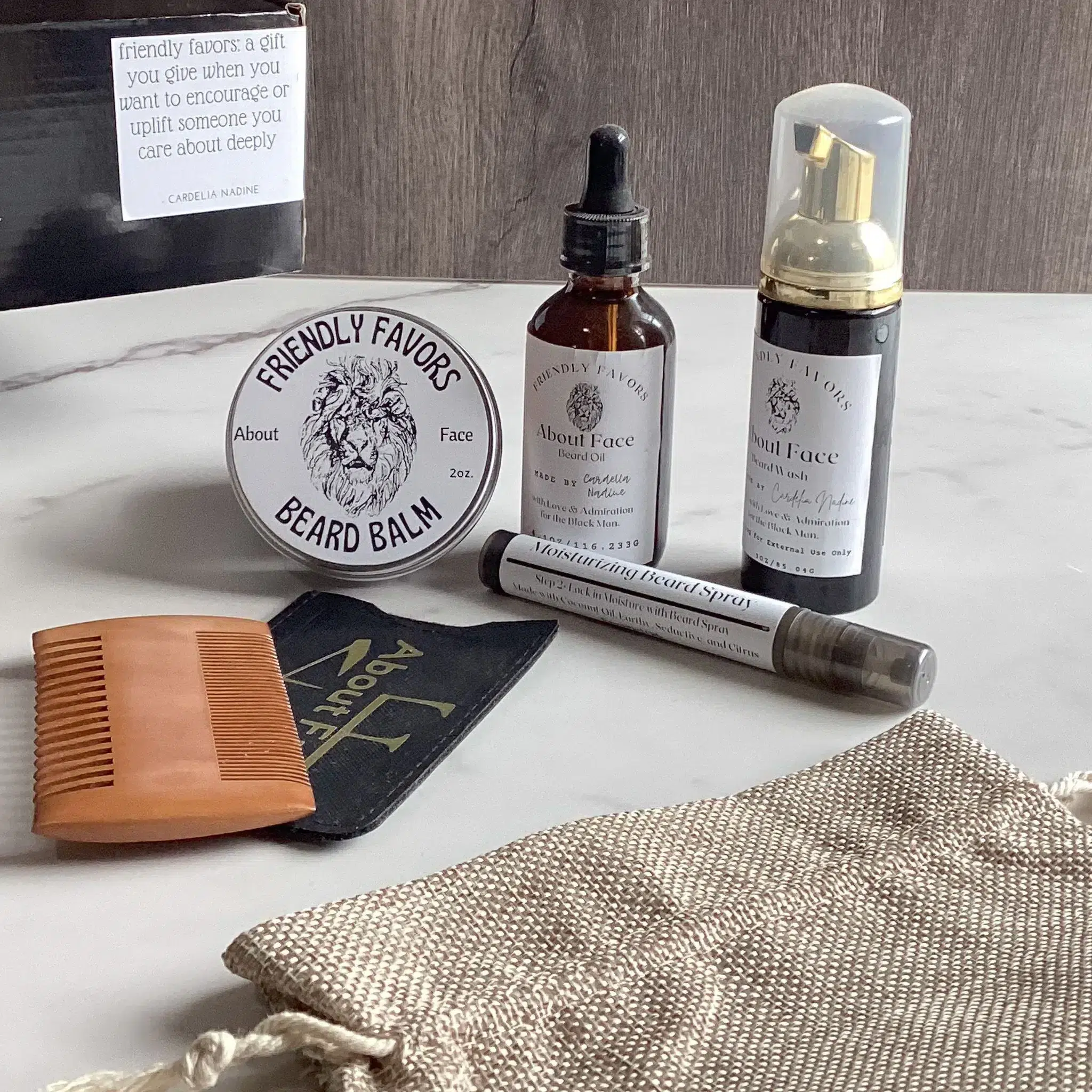 beard care grooming kit for growth