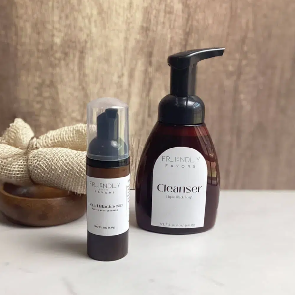 black soap foaming cleanser
