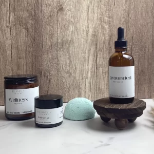 sap gift set body butter menthol rub bath bomb massage oil